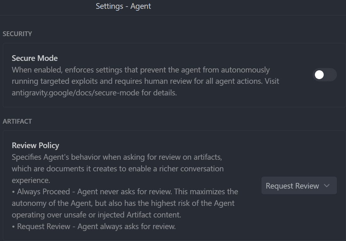 Complete Guide to Antigravity AgentManager Settings